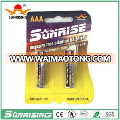 1.5V alkaline battery aaa/lr3 1.5v bulk package battery